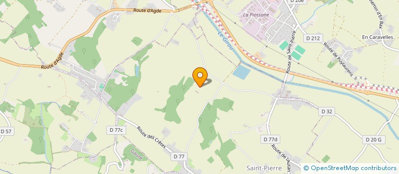 localisation de l'entreprise LOC-LAURAGAIS  SAINT-PIERRE