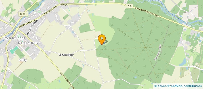 localisation de l'entreprise LOC'LOISIRS'LAURENT  FAY-AUX-LOGES