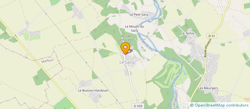 localisation de l'entreprise LOC'LYS à MESNILS-SUR-ITON