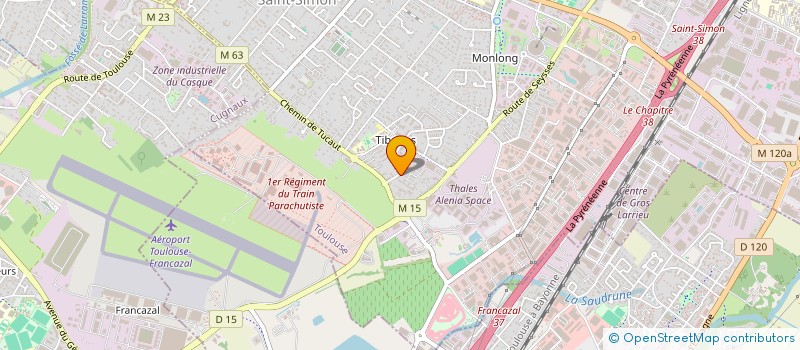 localisation de l'entreprise LOC'MAN à TOULOUSE