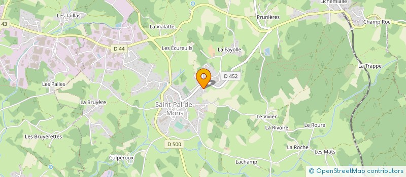 localisation de l'entreprise LOC MARGOTS à SAINT-PAL-DE-MONS