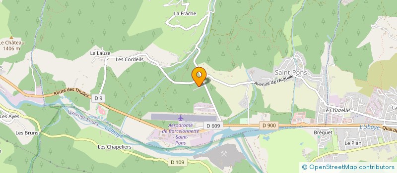 localisation de l'entreprise LOC'MAT à SAINT-PONS