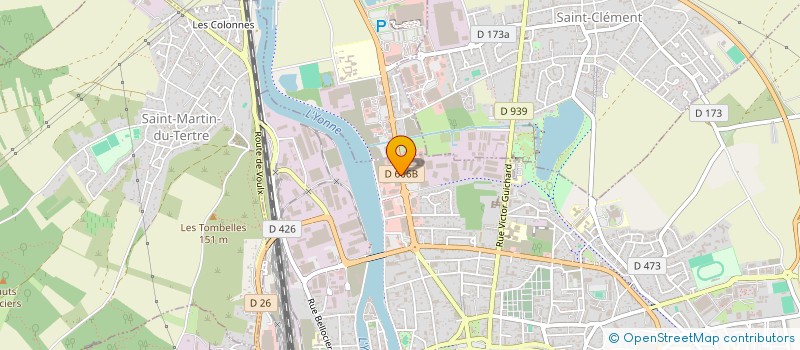 localisation de l'entreprise LOC'MAT HCR à SENS