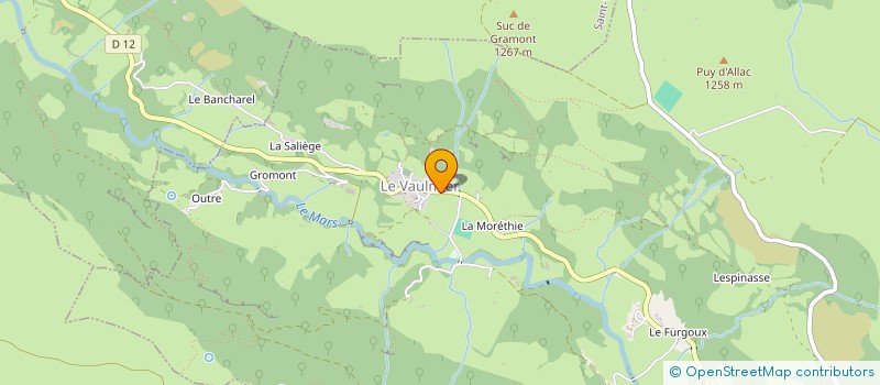 localisation de l'entreprise LOC MAT TP SERVICE  SAINT-VINCENT DE SALERS