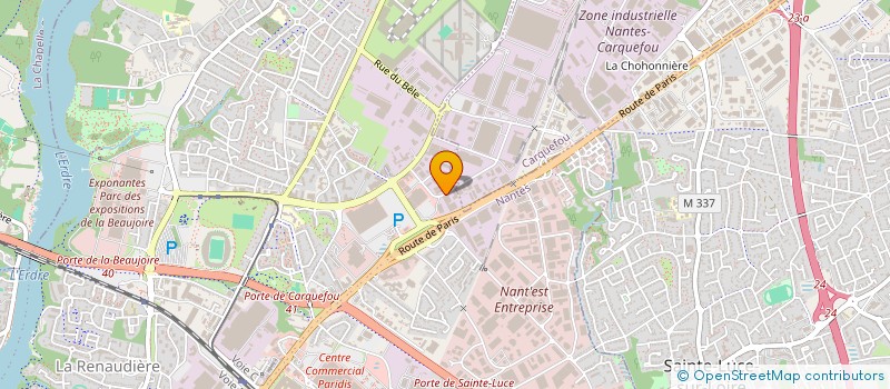 localisation de l'entreprise LOC'MBUS à NANTES