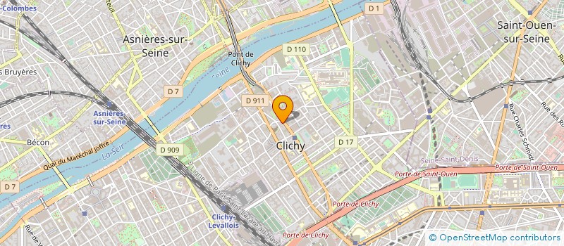 localisation de l'entreprise LOC ME à CLICHY