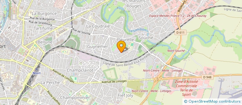 localisation de l'entreprise LOC @ ME à NIORT