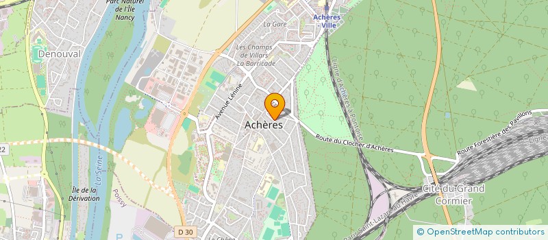 localisation de l'entreprise LOC MULTI  ACHERES