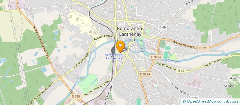 localisation de l'entreprise LOC'N GO  ROMORANTIN-LANTHENAY