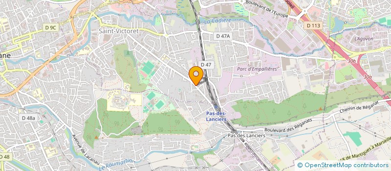 localisation de l'entreprise LOC'N SUN  SAINT-VICTORET