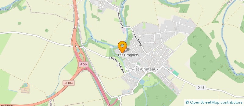 localisation de l'entreprise LOC'OFFICE  EVRY-GREGY-SUR-YERRE