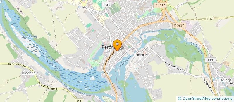 localisation de l'entreprise LOC-OFFICE à PERONNE