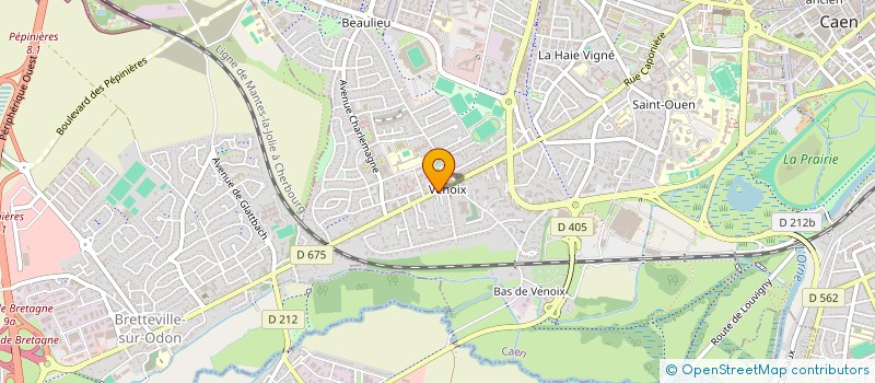 localisation de l'entreprise LOC OFFICES à CAEN
