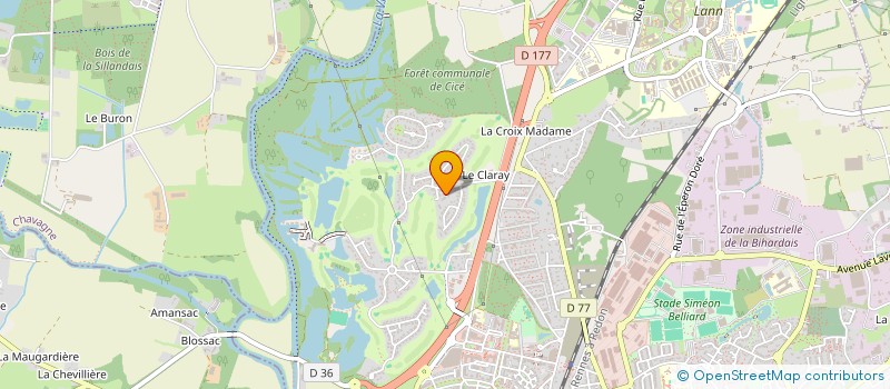 localisation de l'entreprise LOC'OPTIMUM  BRUZ