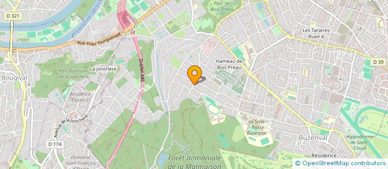 localisation de l'entreprise LOC'OSTREA à RUEIL-MALMAISON