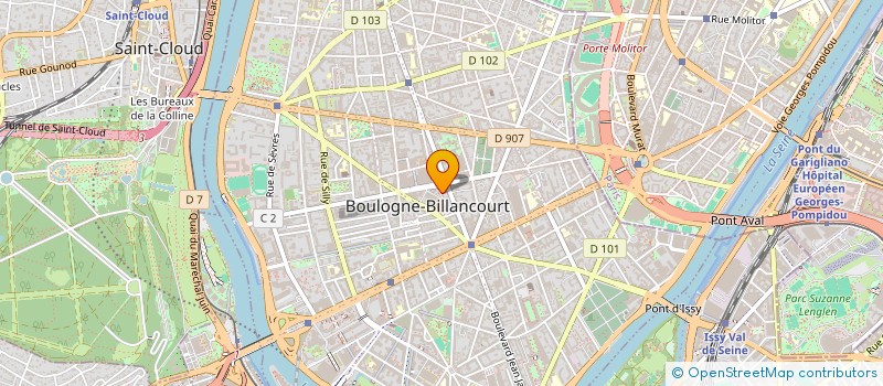 localisation de l'entreprise LOC PASSION à BOULOGNE-BILLANCOURT