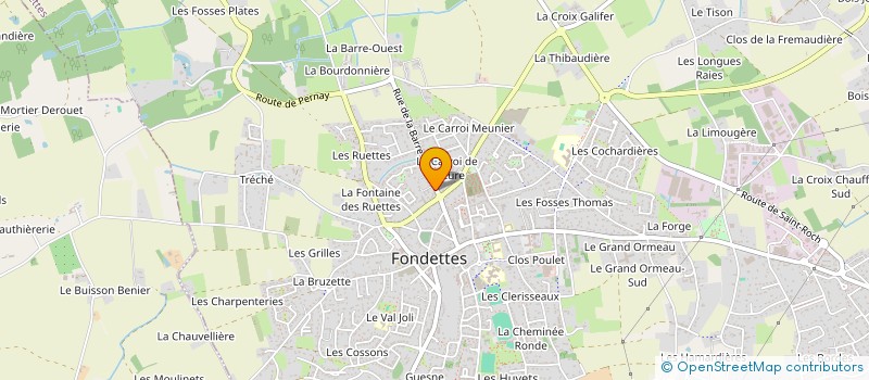 localisation de l'entreprise LOC'PRESTIGE à FONDETTES