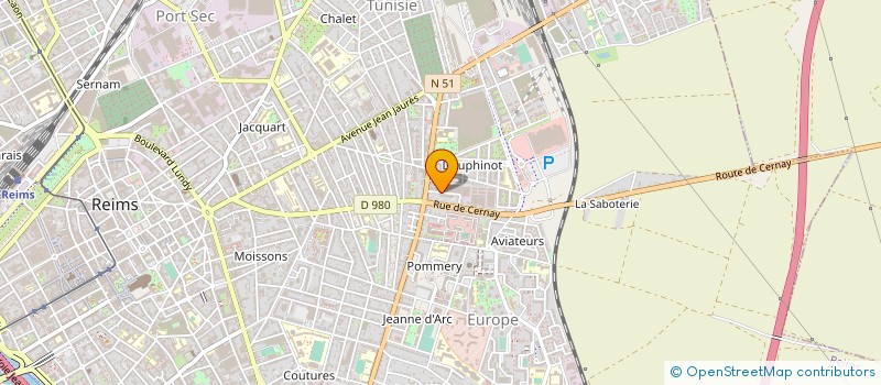 localisation de l'entreprise LOC PRESTIGE AUTO  REIMS