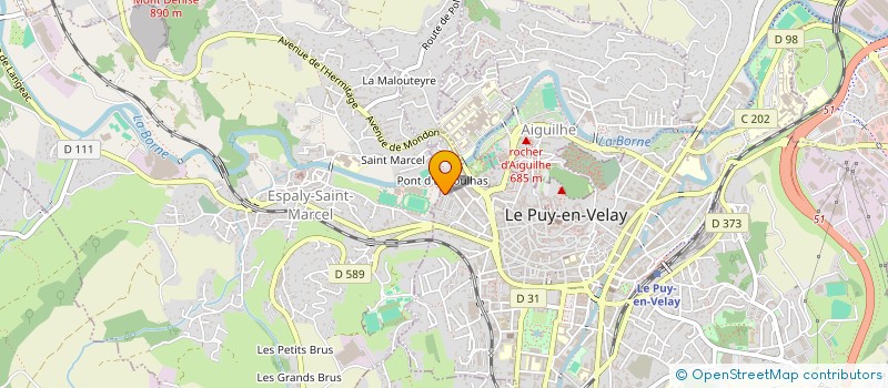 localisation de l'entreprise LOC PRO BAT  LE PUY-EN-VELAY