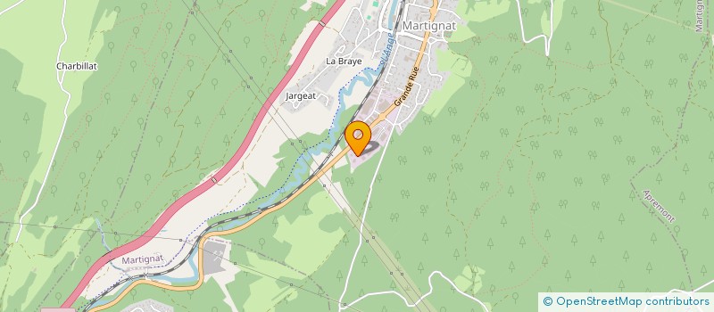 localisation de l'entreprise LOC R44  MARTIGNAT