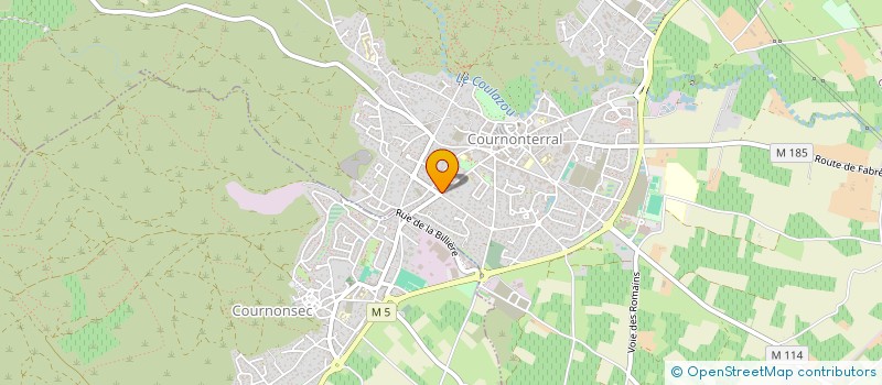 localisation de l'entreprise LOC RACING à COURNONTERRAL