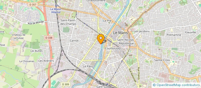 localisation de l'entreprise LOC RES COM à LE MANS