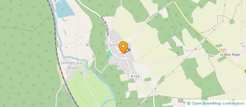 localisation de l'entreprise LOC'RISLE SARL à NASSANDRES SUR RISLE