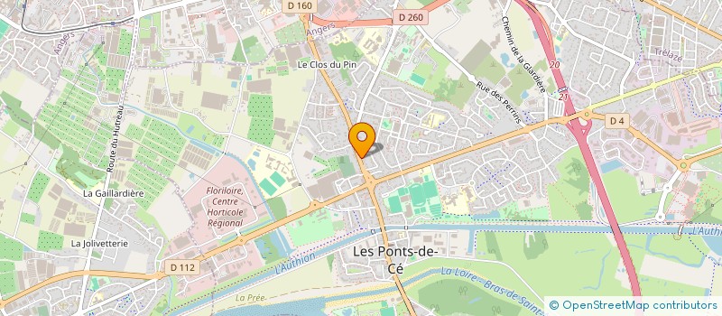 localisation de l'entreprise LOC'SERVICES à LES PONTS-DE-CE