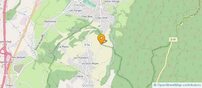 localisation de l'entreprise LOC SKI SEMNOZ  QUINTAL