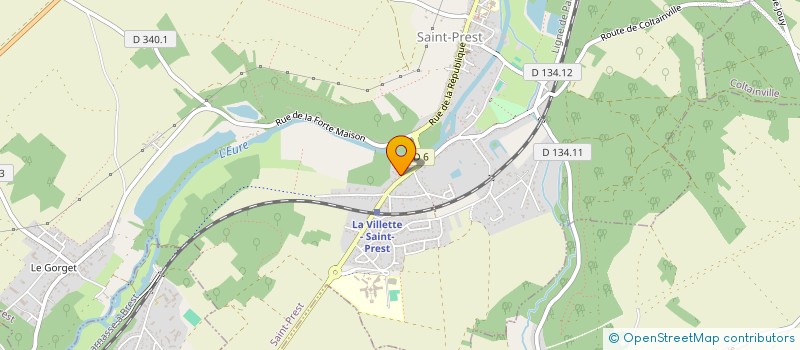 localisation de l'entreprise LOC SMAT à SAINT-PREST