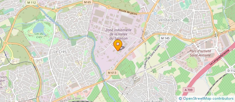 localisation de l'entreprise LOC SUD EVENT à VENDARGUES