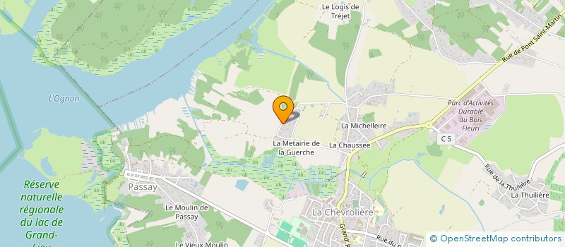 localisation de l'entreprise LOC-TOUVOIS  LA CHEVROLIERE