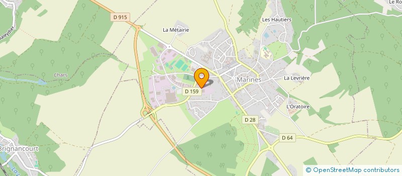 localisation de l'entreprise LOC TP 95 à MARINES