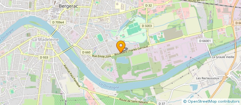 localisation de l'entreprise LOC TP AQUITAINE à BERGERAC