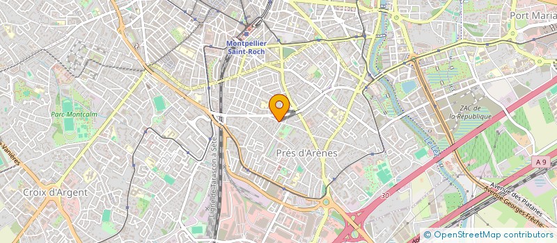 localisation de l'entreprise LOC.TP.SERVICE à MONTPELLIER