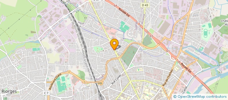 localisation de l'entreprise LOC'UTIL à RIORGES