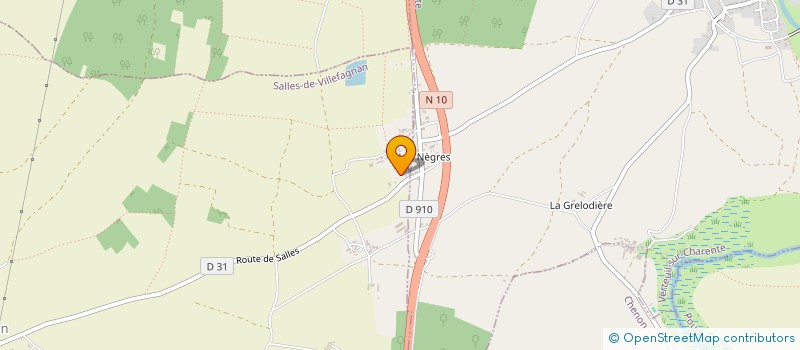 localisation de l'entreprise LOC.VE.MAT. à SALLES-DE-VILLEFAGNAN