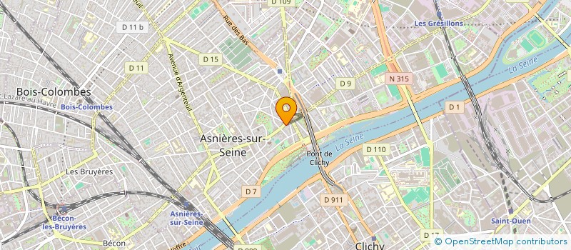 localisation de l'entreprise LOC VIDEO  ASNIERES-SUR-SEINE