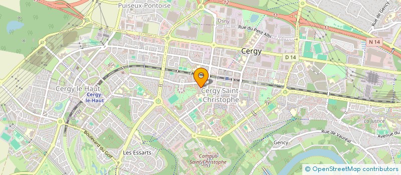 localisation de l'entreprise LOC4ME SERVICE  CERGY