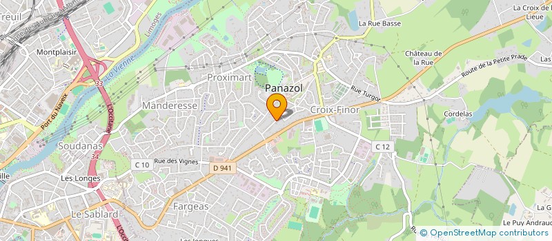 localisation de l'entreprise LOC4RAB à PANAZOL
