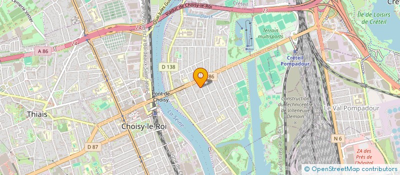 localisation de l'entreprise LOC94  CHOISY-LE-ROI