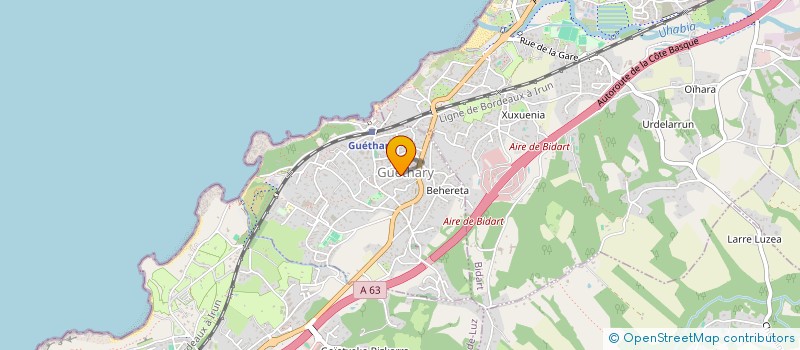 localisation de l'entreprise LOCA 17  GUETHARY