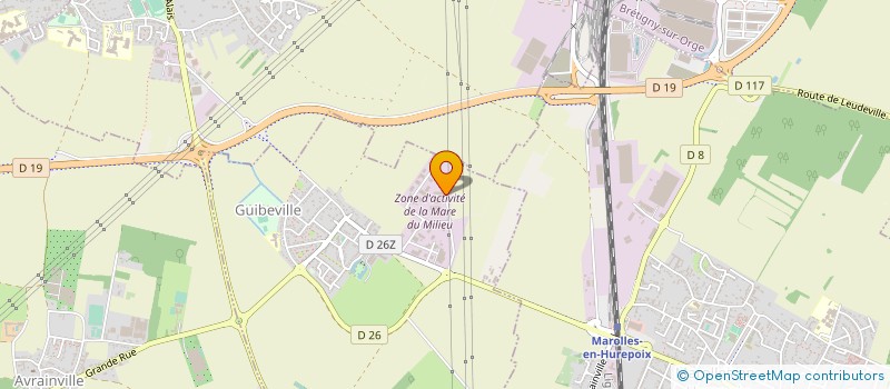 localisation de l'entreprise LOCA-2R à GUIBEVILLE