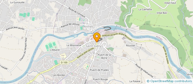 localisation de l'entreprise LOCA  SAINT-JUERY