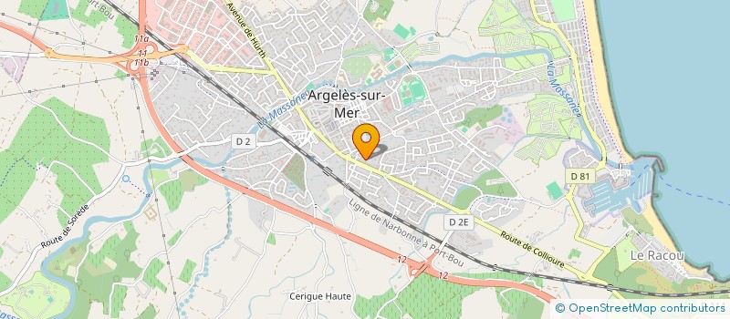 localisation de l'entreprise LOCA 66 à ARGELES-SUR-MER