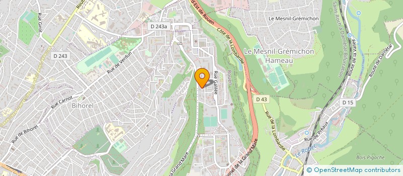 localisation de l'entreprise LOCA 76 à ROUEN