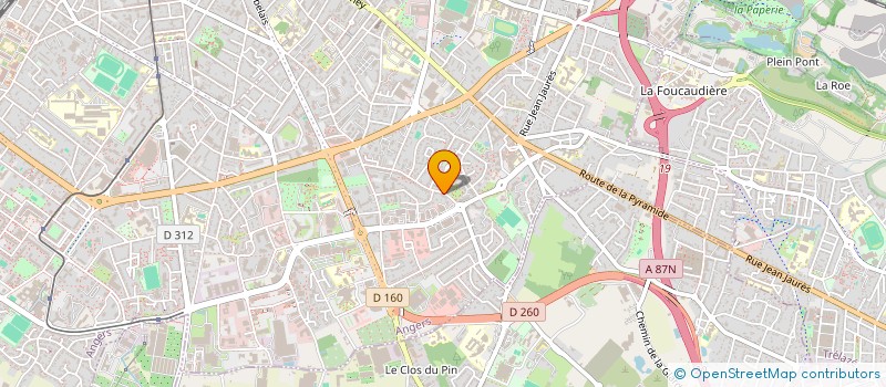 localisation de l'entreprise LOCA à ANGERS