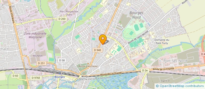 localisation de l'entreprise LOCA-B  BOURGES