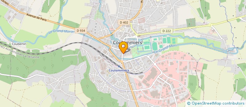 localisation de l'entreprise LOCA BACS 77 à COULOMMIERS
