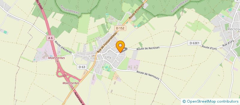 localisation de l'entreprise LOCA-BM  URY